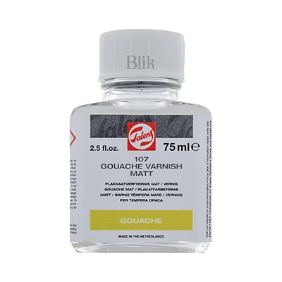 Werniks do gwaszy maatowy Talens 107 75 ml