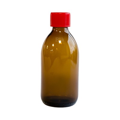 Butelka szklana z zakrętką brązowa 250 ml